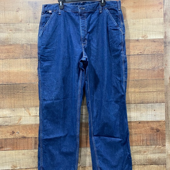 Carhartt Original Fit Mens Fire Resistant CAT 2 Jeans Size 40 (Inseam 33”) - Picture 1 of 5
